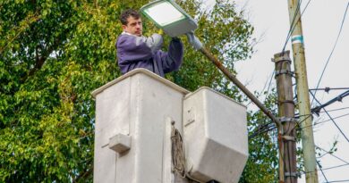 Avanza el recambio de luminarias en los barrios de Berazategui