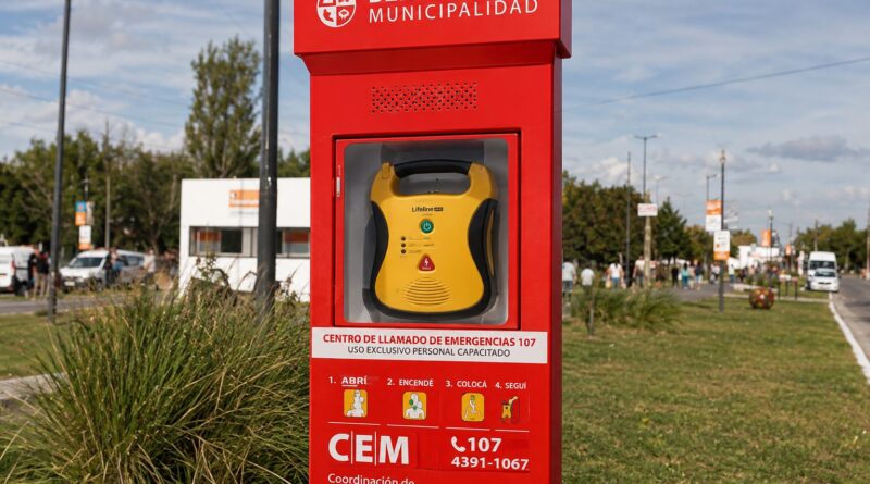 Un desfibrilador municipal fue clave para salvar la vida de un vecino de Berazategui
