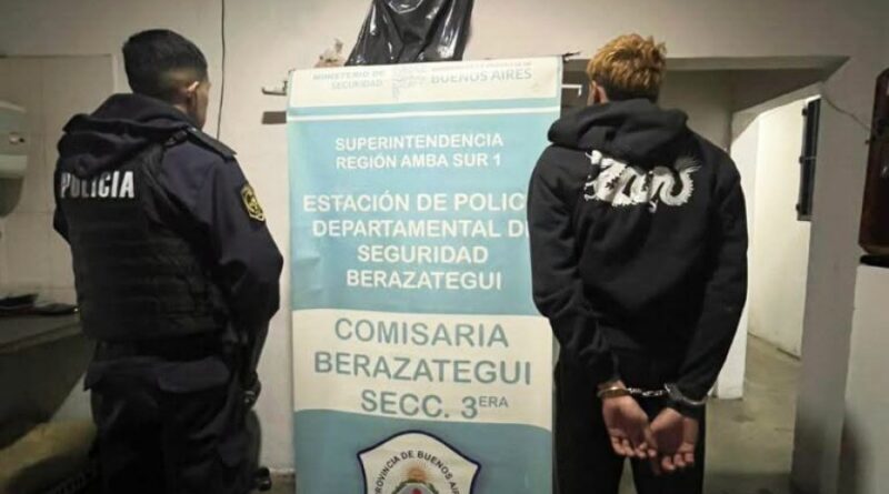 Berazategui: detuvieron a un joven acusado de cometer un femicidio