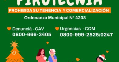 En Berazategui está prohibida la tenencia y la comercialización de pirotecnia