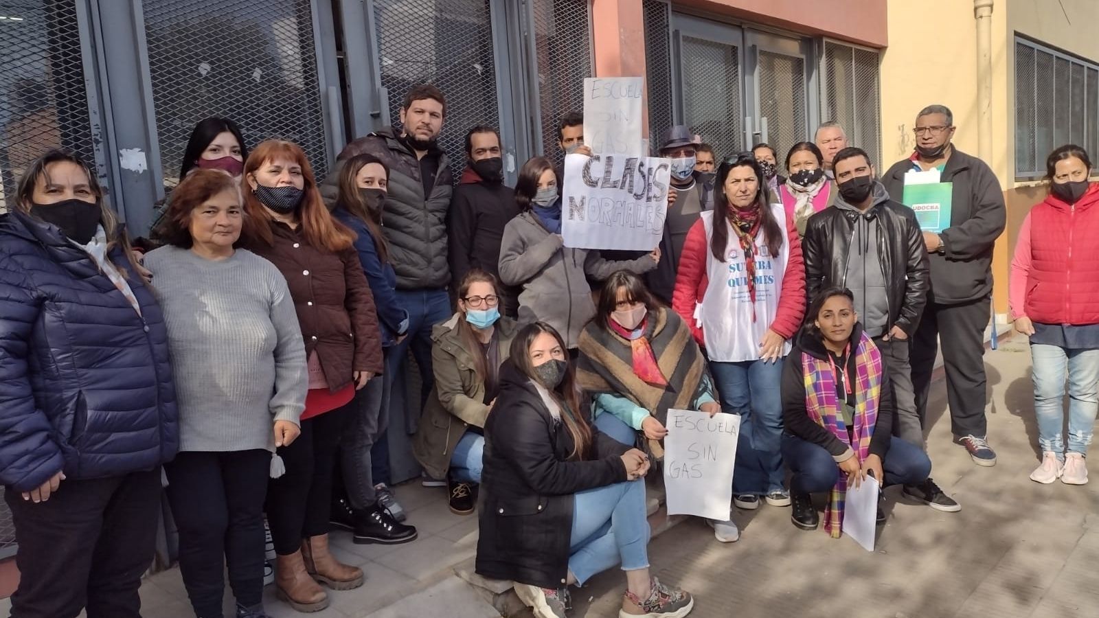 Al menos 30 escuelas de Quilmes no tienen gas