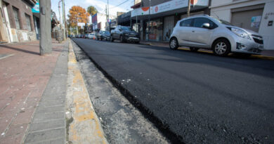 Las calles del Centro de Berazategui ya lucen renovadas