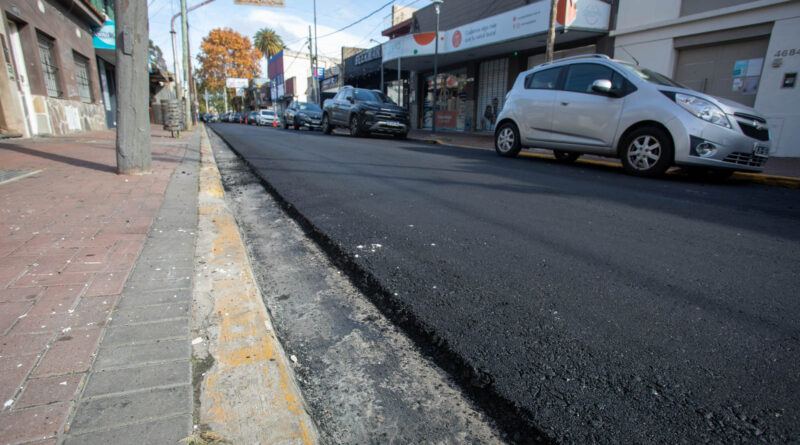 Las calles del Centro de Berazategui ya lucen renovadas