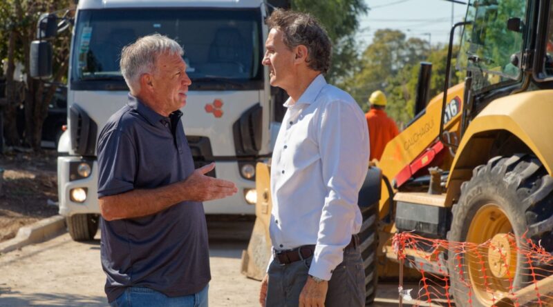 Balor y Katopodis supervisaron la repavimentación de calle 109 entre 5 y 11