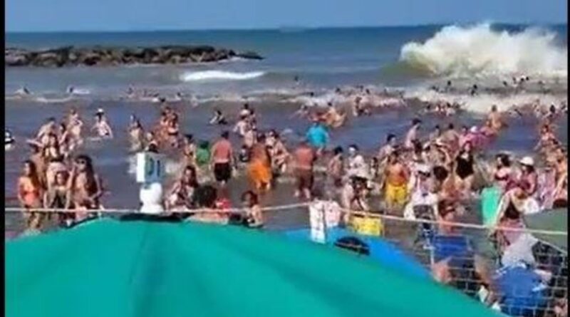 Tragedia en la Costa Atlántica: un muerto y decenas de heridos por el impacto de un meteotsunami