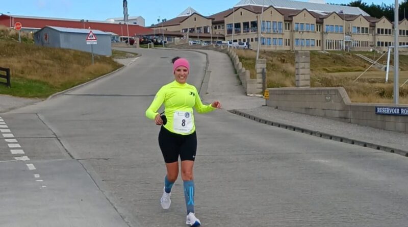 Mirian Cao representó a Berazategui en la Maratón de Islas Malvinas