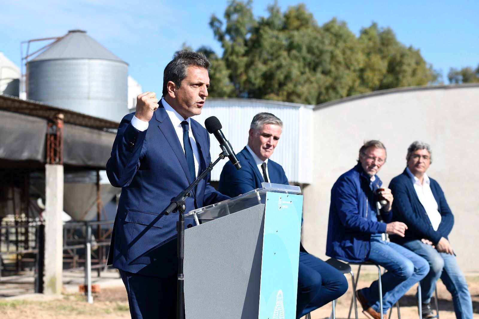 Sergio Massa en Navarro