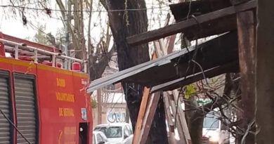 Los Bomberos de Bernal rescataron a cinco menores atrapados en el incendio de una vivienda