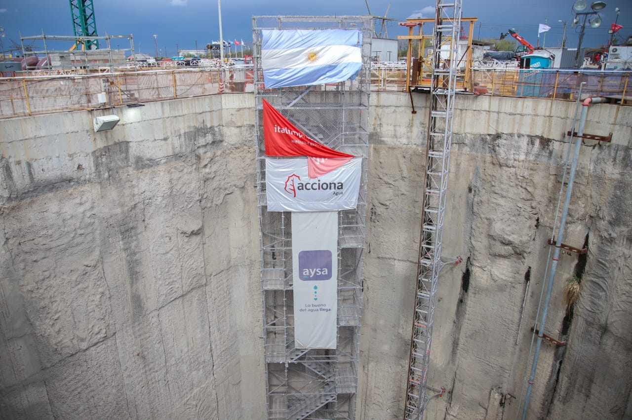 Pusieron en marcha el Sistema Riachuelo, una mega obra cloacal para el AMBA
