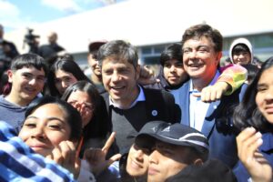Kicillof y Espinoza encabezaron un acto por el Día de la Lealtad en La Matanza