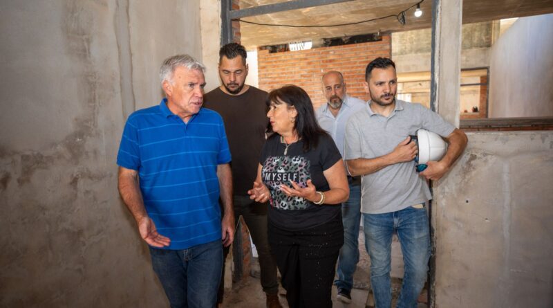 El intendente Balor supervisó la construcción de la Escuela Técnica Profesional N° 1