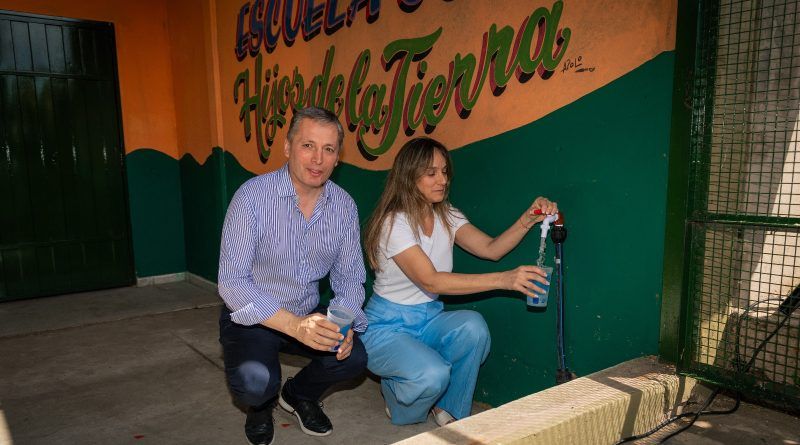 Galmarini y Gray habilitaron una nueva red de agua potable en Monte Grande