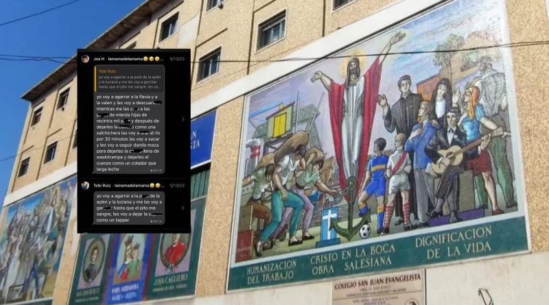 Alumnos de un colegio de La Boca planeaban "secuestrar, violar y matar" a sus compañeras