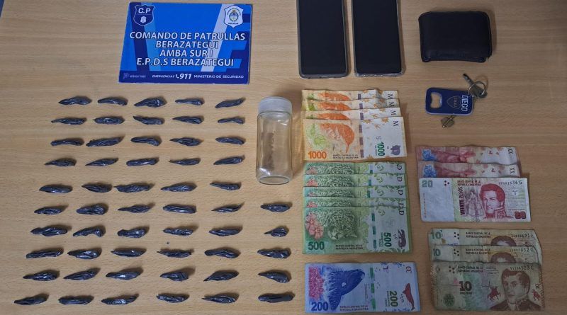 "Coca a domicilio" en Berazategui: Detuvieron a dos dealers