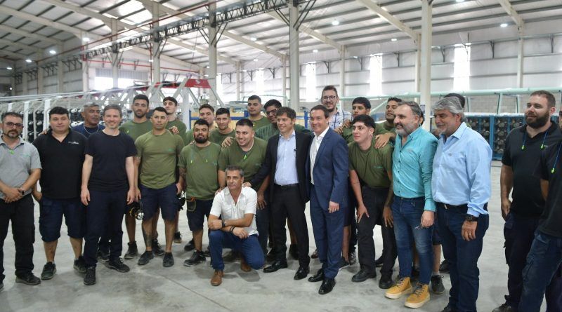 Kicillof encabezó la inauguración de nuevas empresas en el Parque Industrial y Tecnológico de Florencio Varela