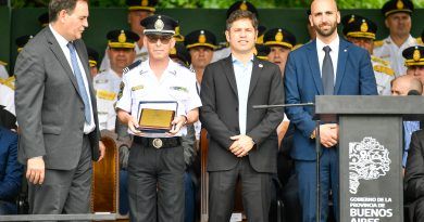 Kicillof encabezó el acto por el Día de la Policía Bonaerense en la Vucetich