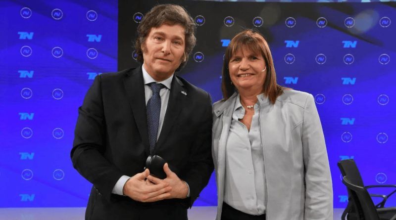 Patricia Bullrich y Javier Milei