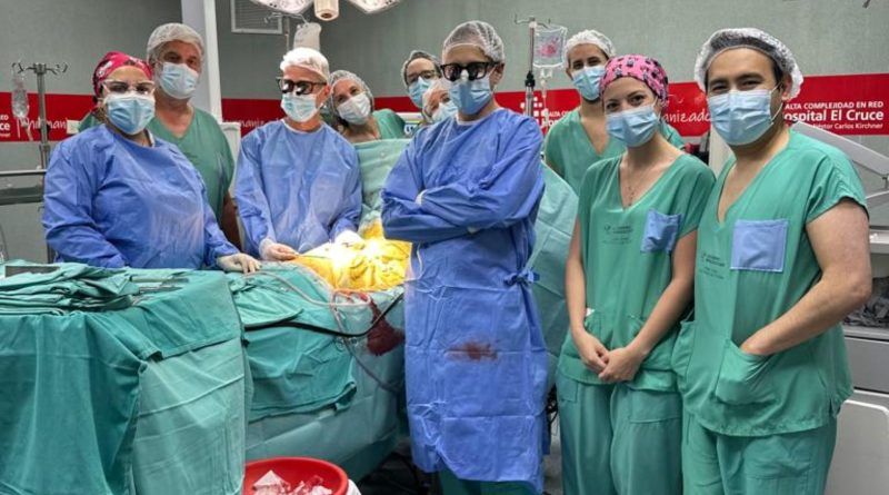 Realizaron un innovador procedimiento a una bebé de 9 meses en el Hospital El Cruce
