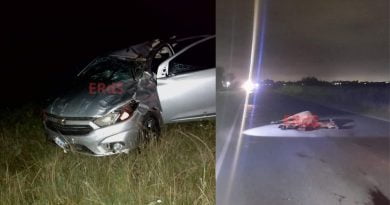Hijo de ex concejal varelense muere en un trágico siniestro en la Ruta 53 (Fotos: El Radar del Sur)