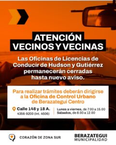 Las Oficinas de Licencias de conducir de Hudson y Gutiérrez permanecen cerradas hasta nuevo aviso