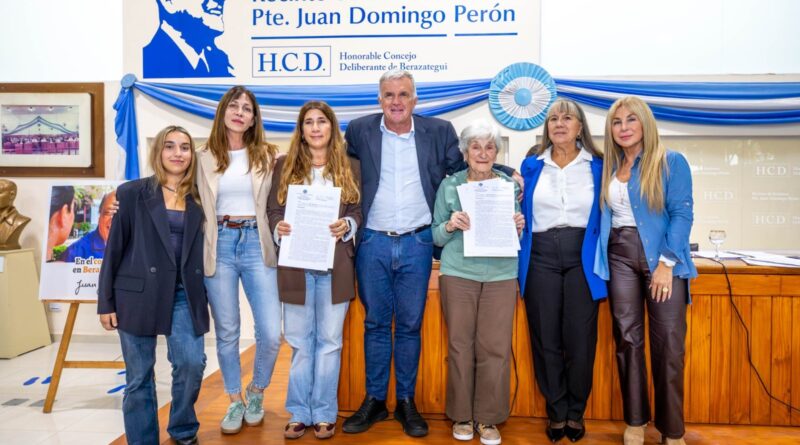 Berazategui: La calle 158 se llamará “Dr. Juan José Mussi”