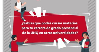 Articulación académica entre la UNQ, la UNAJ y la UNDAV para sus estudiantes