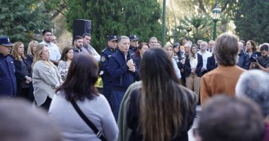 Gray encabezó los festejos por el 111° aniversario de Esteban Echeverría