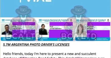 Robaron los datos de todas las licencias de conducir del país