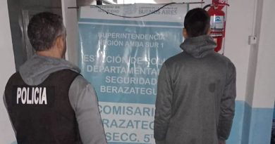 Berazategui | Detuvieron a presunto ladrón que habría cometido varios robos