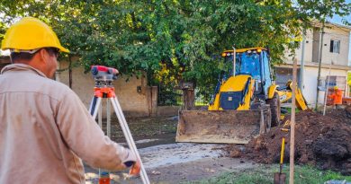 Avanza la extensión cloacal en los barrios Sarmiento y San Marcos