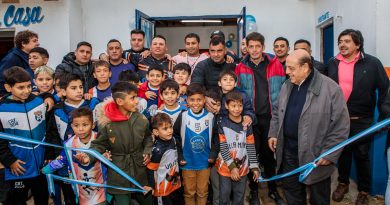 Inauguraron obras en el Club General Mitre de Berazategui