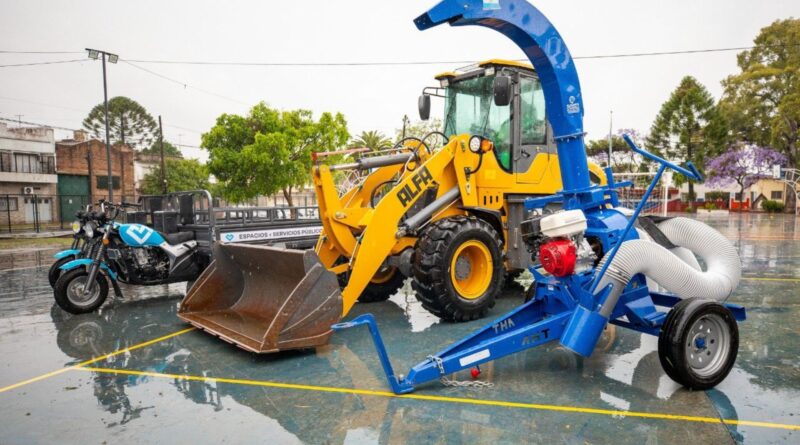 Lanús incorporó automóviles y maquinarias para el sistema de servicios públicos