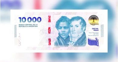 Comenzó a circular el nuevo billete de $10 mil