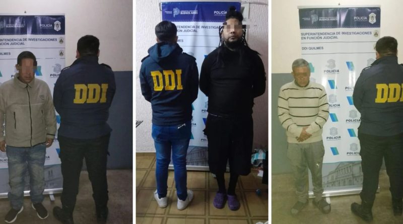 Detuvieron a cuatro sujetos acusados del crimen de una mujer en Quilmes