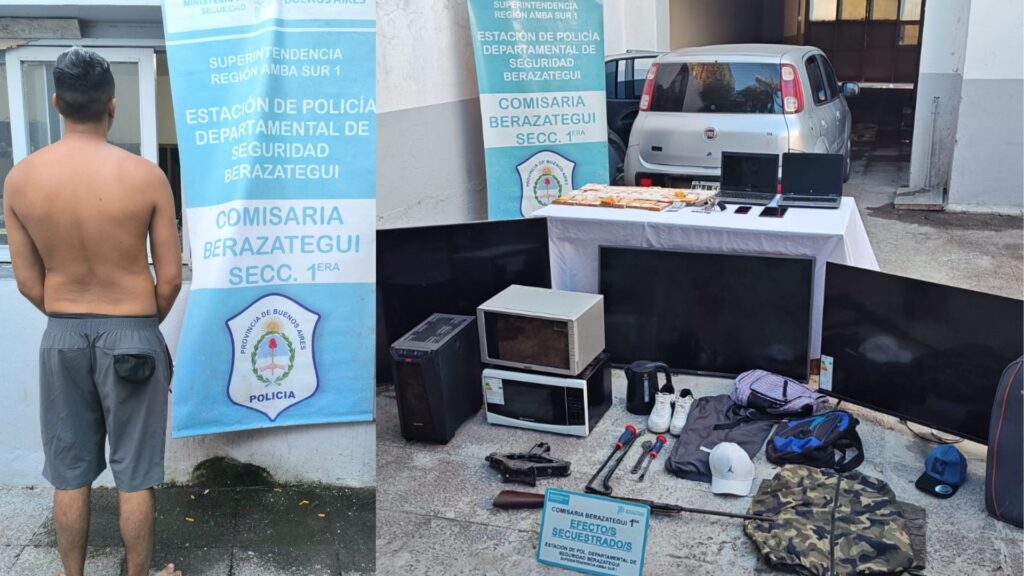 Embistieron a dos agentes para escapar de la Policía: un detenido