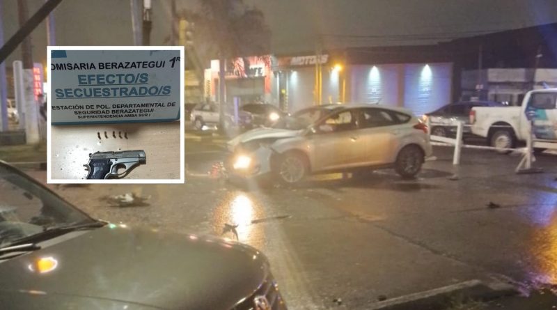 Berazategui | Robó un auto y en la huida provocó una colisión múltiple