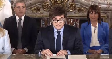 El presidente Javier Milei brindó un discurso en cadena nacional