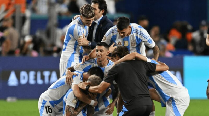 Argentina venció a Colombia y se convirtió en la máxima ganadora de la Copa América