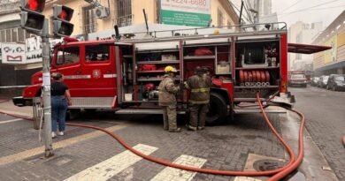 Quilmes: Incendio en un local comercial de la peatonal Rivadavia