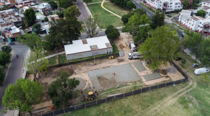Avanzan las nuevas obras en el Parque Lineal Monte Chingolo