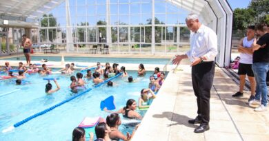 Inauguraron una piscina semi olímpica en el Polideportivo José Mármol de Piñeiro