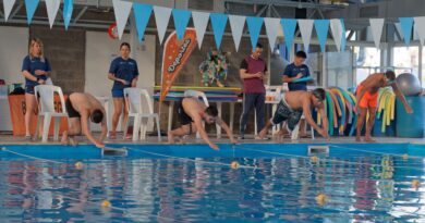 Juegos Bonaerenses: Natación para personas con discapacidad en Los Privilegiados