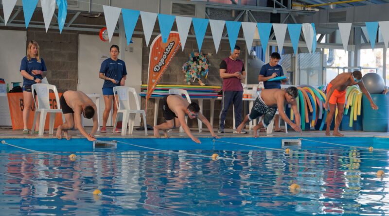 Juegos Bonaerenses: Natación para personas con discapacidad en Los Privilegiados