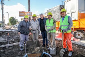 Carlos Balor recorrió la obra municipal que transformará Villa España